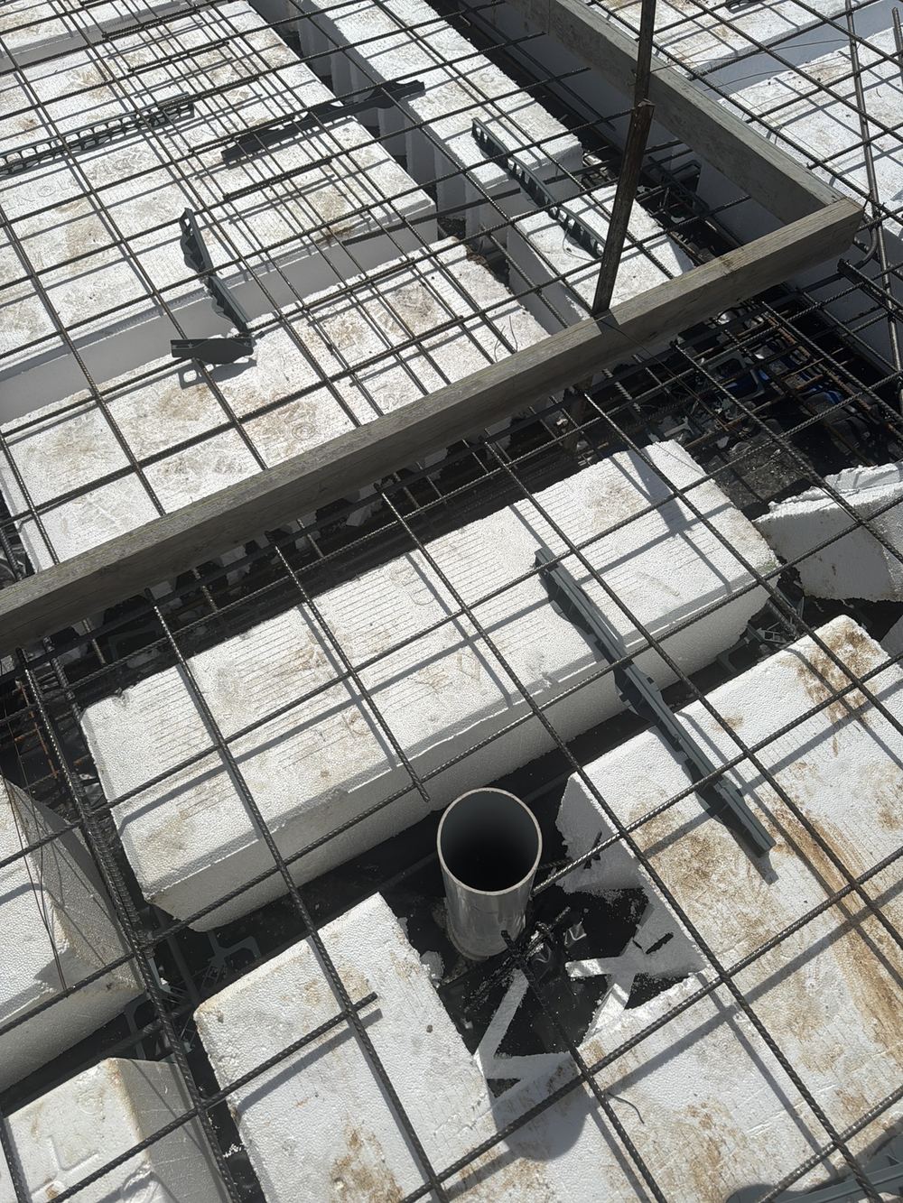 Corner bars and termite collars: a Tallawong slab, the day before the pour